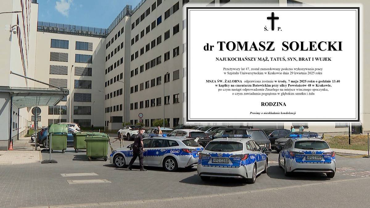 Ostatnie pożegnanie zamordowanego lekarza. Rodzina ma jedną prośbę