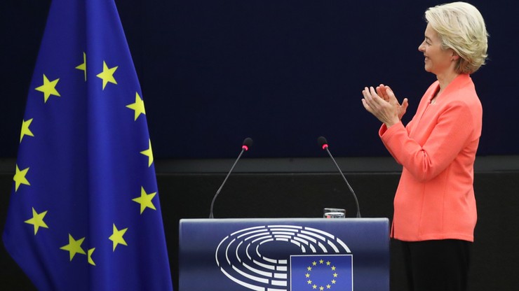 Szefowa KE Ursula von der Leyen: "gwarancją unijnych wartości jest porządek prawny i wyroki TSUE"