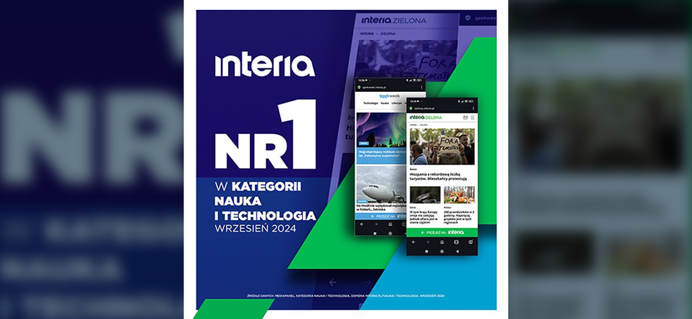 Interia liderem kategorii „Nauka i technologia”