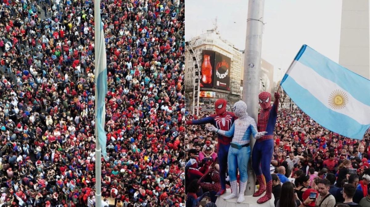 Argentyna. Tysiące Spider-Manów w Buenos Aires. Chcieli pobić rekord