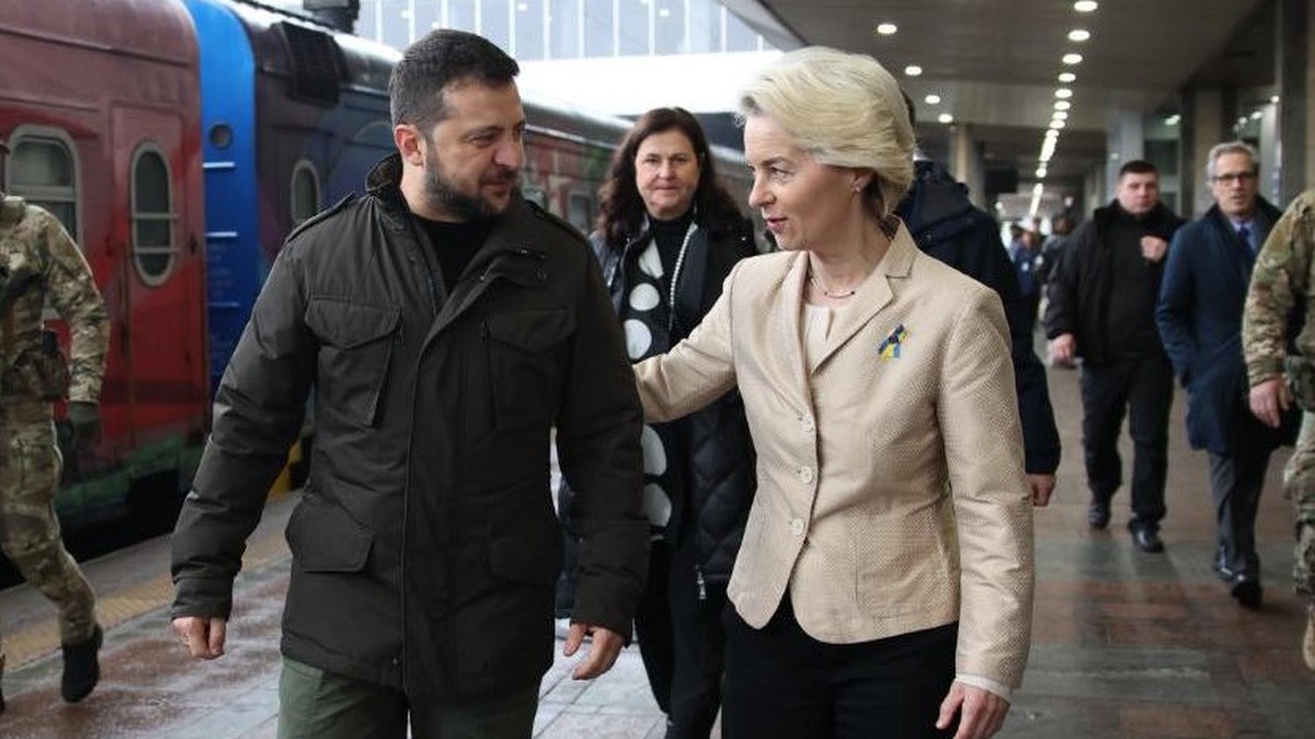 Ursula von der Leyen przybyła do Kijowa. Będą rozmowy o Ukrainie w Unii Europejskiej