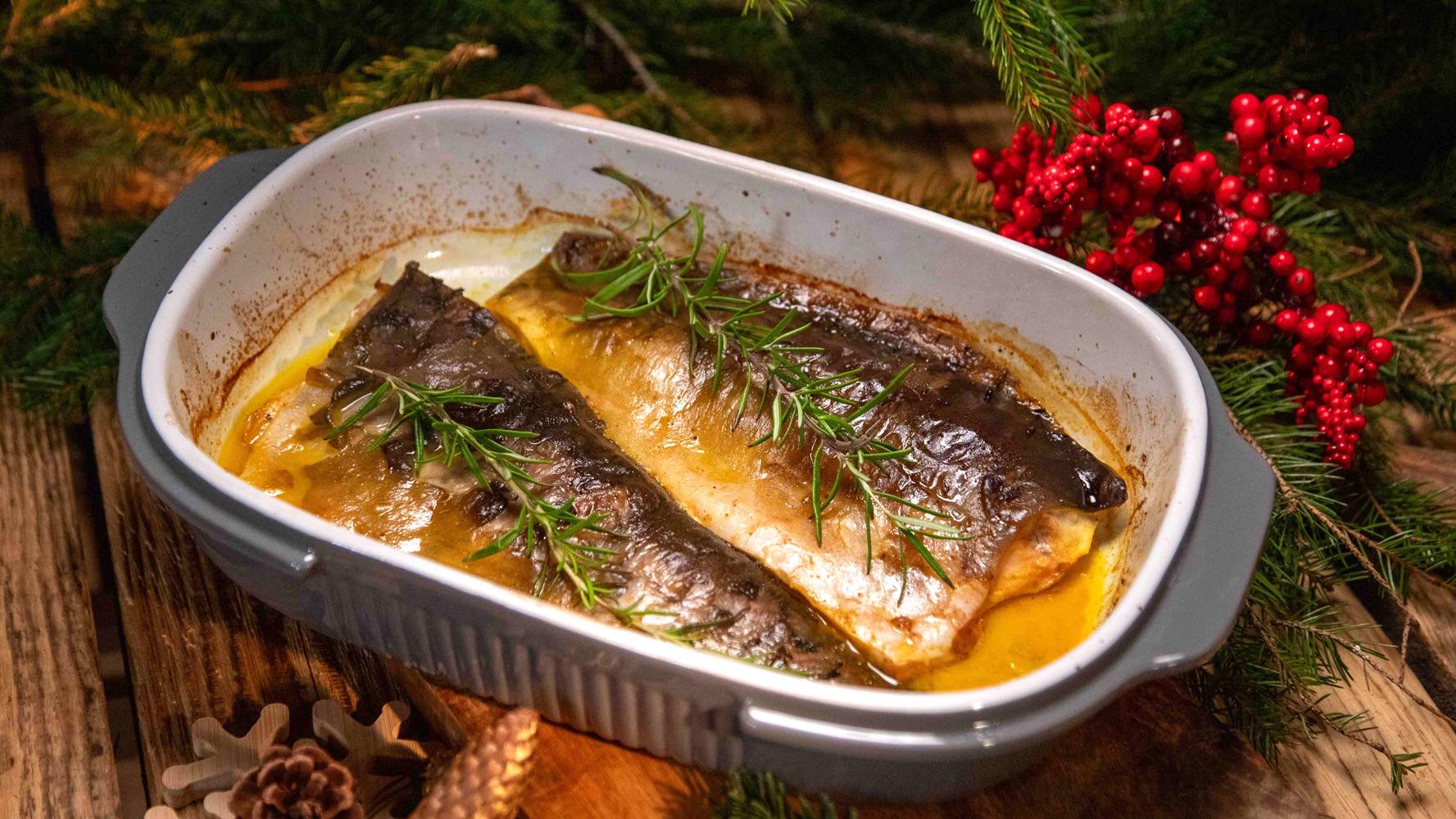 Karp pieczony z „Ewa gotuje” i sprawdzony sposób na ości