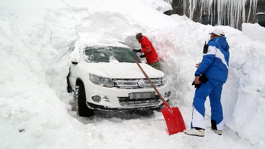 06.11.2018 07:00 W Rosji panuje już sroga zima. Temperatura spada do minus 40 stopni i leży ponad pół metra śniegu
