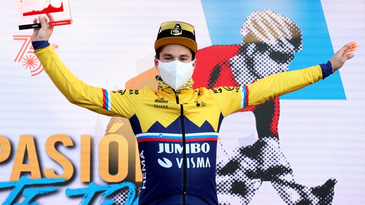 Vuelta a Espana: Roglic wygrał etap, Carapaz obronił koszulkę lidera