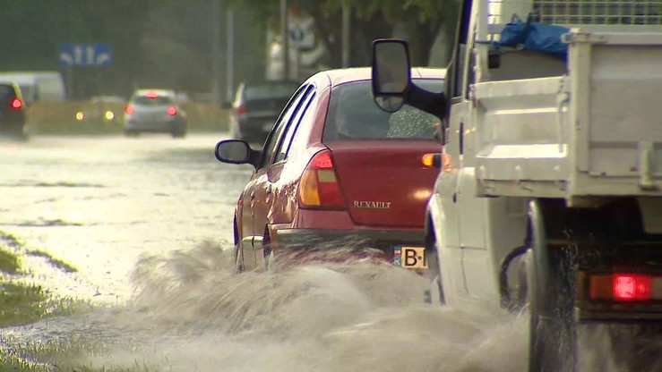 W czasie wtorkowych burz w Białymstoku spadło 2/3 miesięcznej normy deszczu