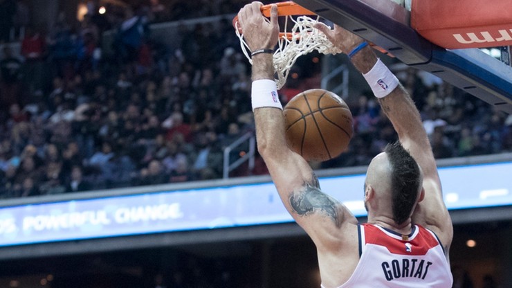 NBA: Gortat nie trafił rzutu z gry, ale Wizards pokonali Heat