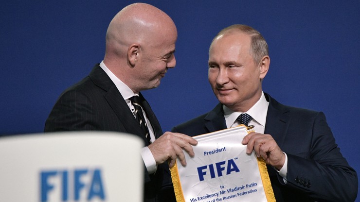 Putin pochwalił FIFA. "Jest wierna zasadzie, że sport jest poza polityką"