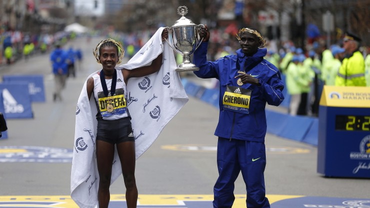 Cherono i Degefa najszybsi w maratonie w Bostonie