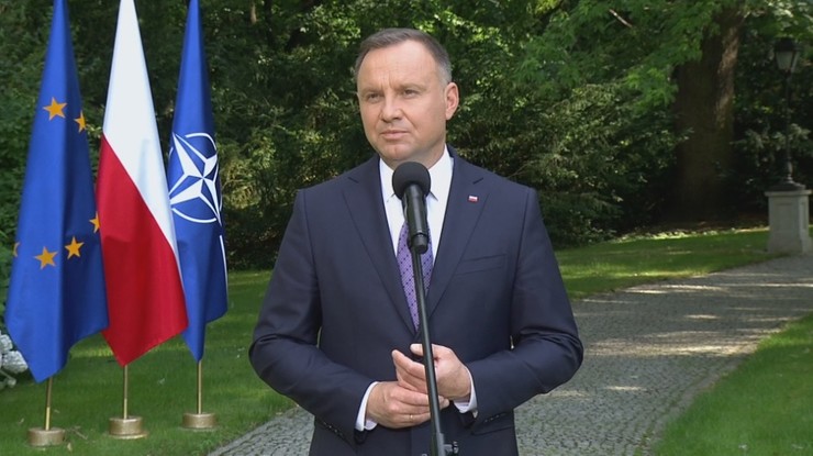 Prezydent Andrzej Duda po posiedzeniu RBN: Konkretna rozmowa nt. bezpieczeństwa Polski