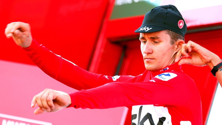 Vuelta a Espana: Kwiatkowski broni czerwonej koszulki
