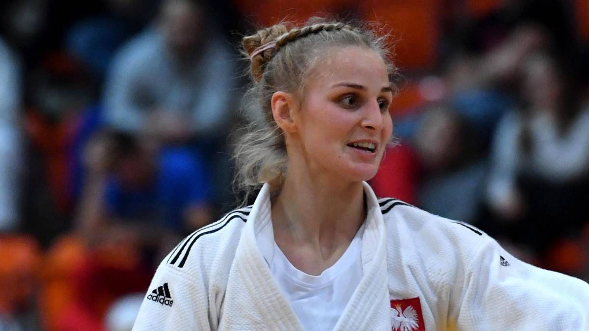 Excellente attitude d’Angelika Szymańska.  Le Polonais a remporté la médaille du Championnat d’Europe