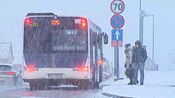 IMGW: intensywne opady śniegu w kilku województwach, ślisko na drogach