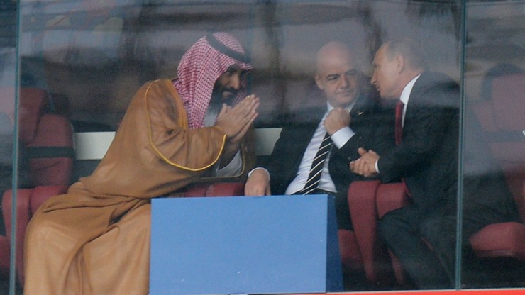 Grosicki jak Putin, Peszko jak saudyjski książę. Piłkarze kadry sparodiowali scenę z meczu otwarcia