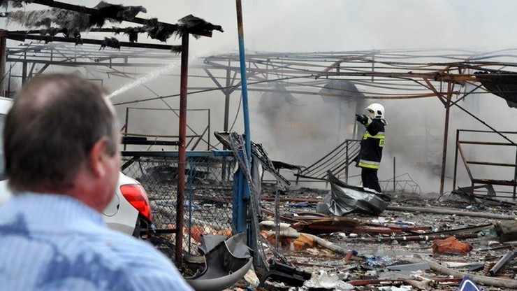 Wybuch na stoisku z fajerwerkami w Osinowie Dolnym. 8 osób rannych