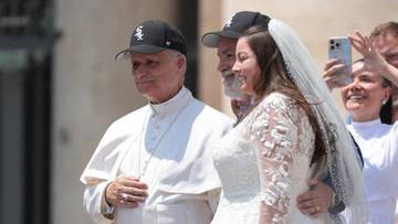 Papież Leon XIV podczas audiencji w Watykanie miał na sobie czapkę baseballową drużyny Chicago White Sox, miasta z 