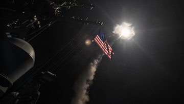 Atak USA na bazę lotniczą wojsk Asada w Syrii. Wystrzelono 59 pocisków