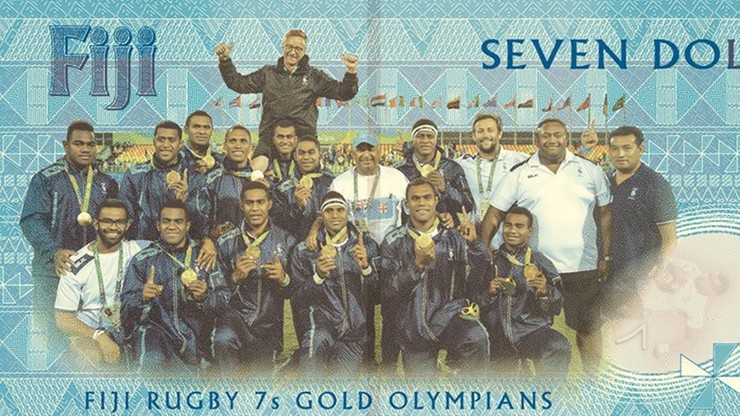 Nowy banknot na cześć złotych rugbistów Fidżi