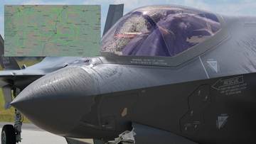 Nieoczekiwany gest na przywitanie F-35. Pilot skradł show