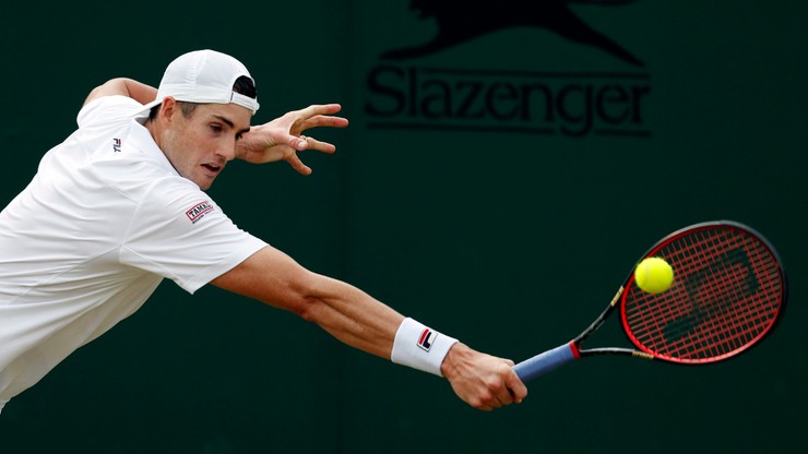 Wimbledon: Isner zakończył historyczny występ Tsitsipasa, Nishikori pokonał Gulbisa