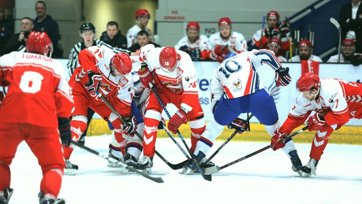Wielka Brytania - Polska 5:4 po karnych w towarzyskim meczu hokeja na lodzie