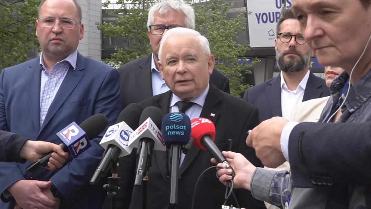 Jarosław Kaczyński jest w Brukseli. Rozmawiał z rolnikami