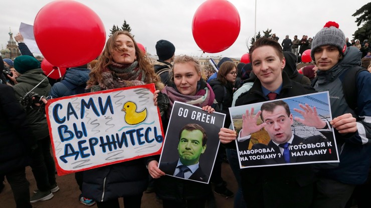 Rzecznik Kremla: nieletnim protestującym obiecywano wynagrodzenie