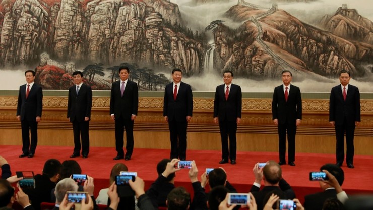 Zmiany w ścisłym kierownictwie Komunistycznej Partii Chin