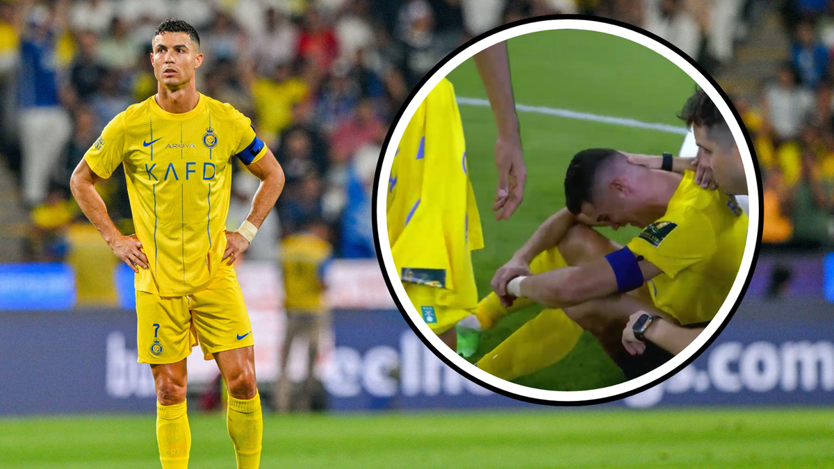 Cristiano Ronaldo zalał się łzami. Nie potrafił pogodzić się z porażką (WIDEO)