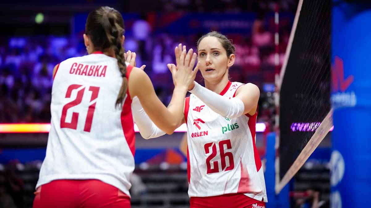 Polskie siatkarki podczas meczu Ligi Narodów 2026