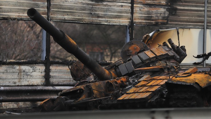 Wojna w Ukrainie. Jednostka specjalna policji zniszczyła dwa rosyjskie czołgi