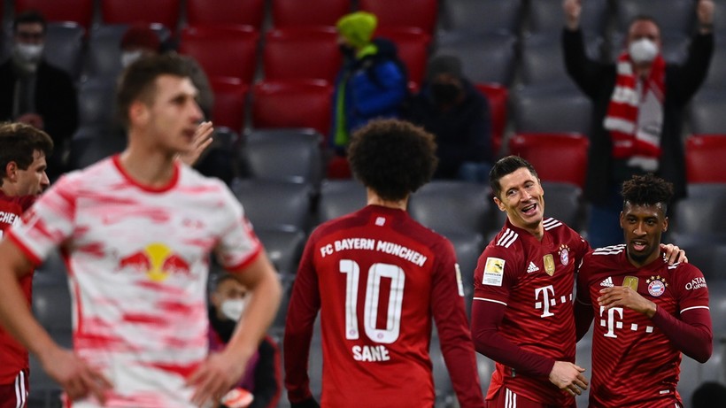 301. gol Lewandowskiego w Bundeslidze. Zacięty mecz Bayernu Monachium z RB Lipsk