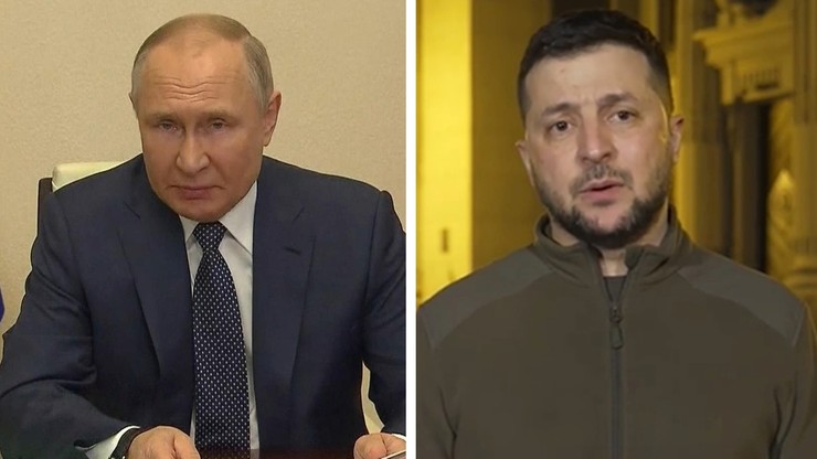 Wojna w Ukrainie. "Otwarta droga" do rozmowy Władimir Putin - Wołodymyr Zełenski"