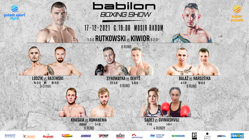 Babilon Boxing Show: Ceremonia ważenia. Transmisja TV i stream online