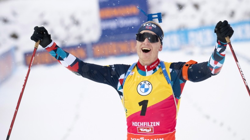 PŚ w biathlonie: Johannes Thingnes Boe ponownie bezkonkurencyjny
