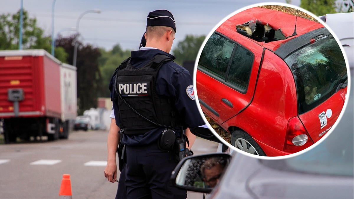 Francja. Służby podejrzewają, że w auto uderzył meteoryt