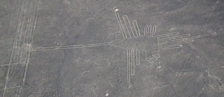 Koliber, jeden z najsłynniejszych rysunków na płaskowyżu Nazca
