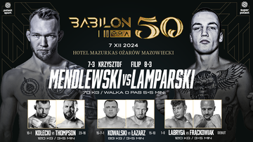 Mendlewski - Lamparski na Babilon MMA 50. Parter mistrza kontra stójka pretendenta. „Jestem gotowy na każdą ewentualność!”