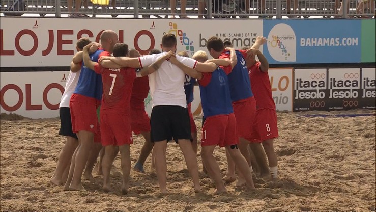 Beach soccer: Polska - Rosja. Transmisja w Polsacie Sport