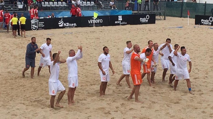 Liga Mistrzów w beach soccerze: Polacy w Nazare ze zmiennym szczęściem