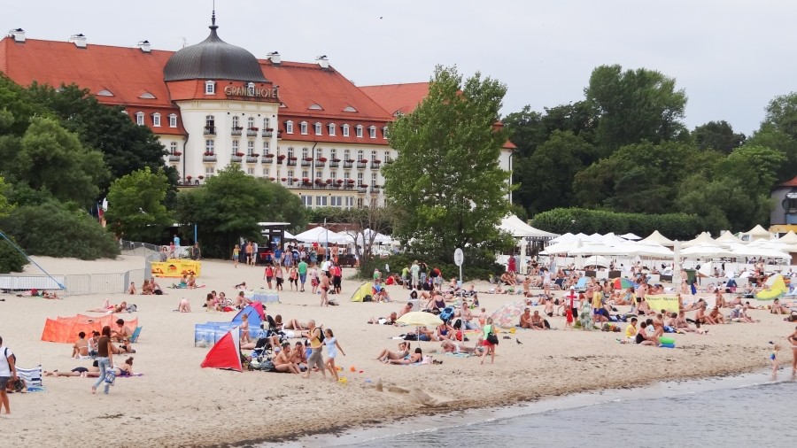 Plaża w Sopocie. Fot. TwojaPogoda.pl
