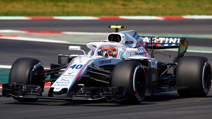 Kubica najlepszy wśród kierowców Williamsa na testach w Barcelonie