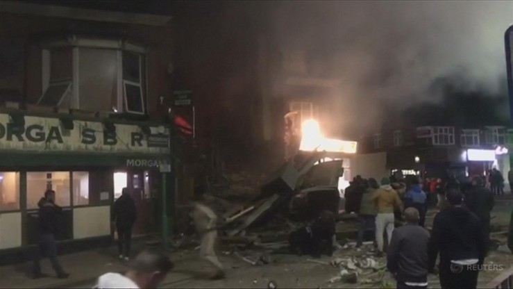 Potężny wybuch w angielskim Leicester. Cztery osoby w szpitalu