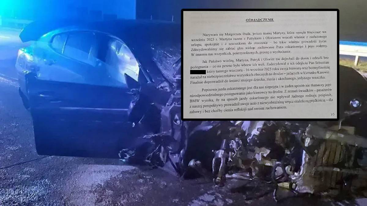 "To potęguje nasze cierpienie". Rodzina ofiar wypadku na A1 zabiera głos