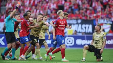 Dwa gole i czerwona kartka w finale. Górnik Zabrze z Pucharem Polski