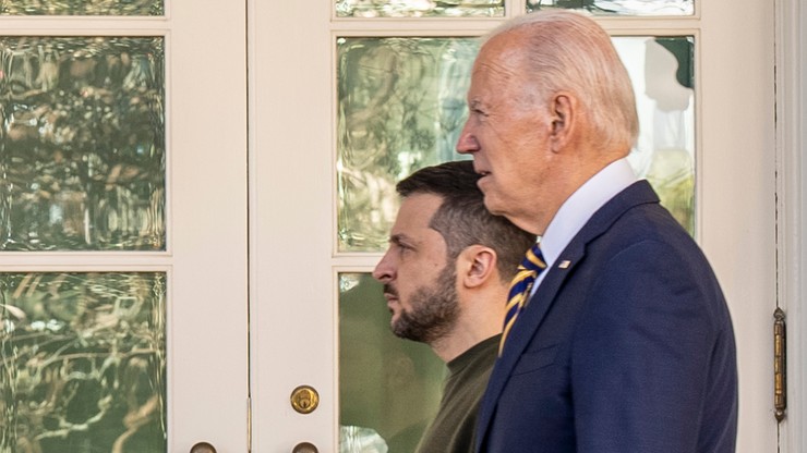 Wołodymyr Zełenski w USA. Joe Biden podczas konferencji mówił o wsparciu i ogłosił pakiet pomocy
