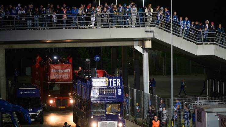 Kibice Lecha Poznań świętowali zdobycie mistrzostwa Polski