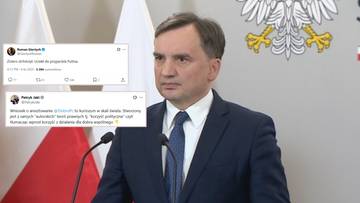 "Gang Miękiszonów się powiększa". Fala komentarzy po wystąpieniu Ziobry