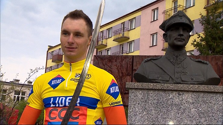 Eryk Latoń wygrał wyścig kolarski szlakiem walk majora Hubala