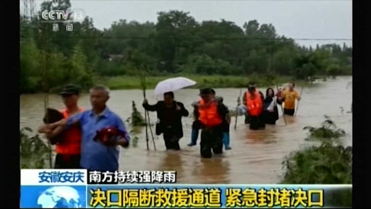 Śmiertelne żniwo wielkiej powodzi w Chinach. 186 ofiar na południu i w środkowej części kraju