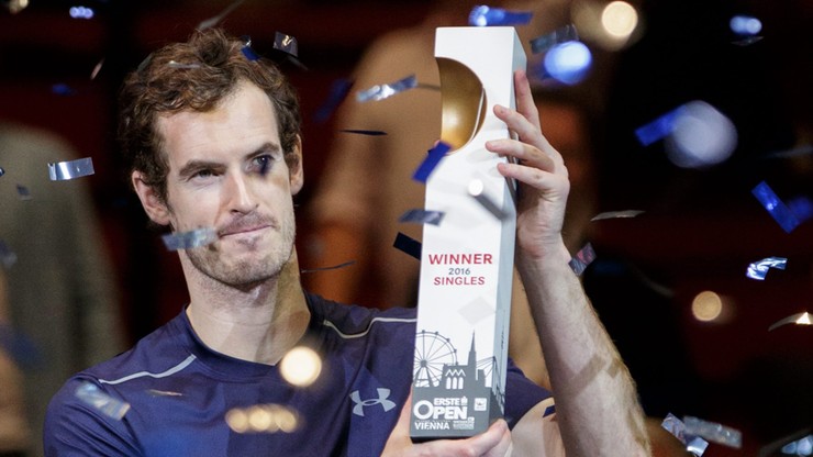 ATP w Wiedniu: triumf Murraya w trzeciej imprezie z rzędu